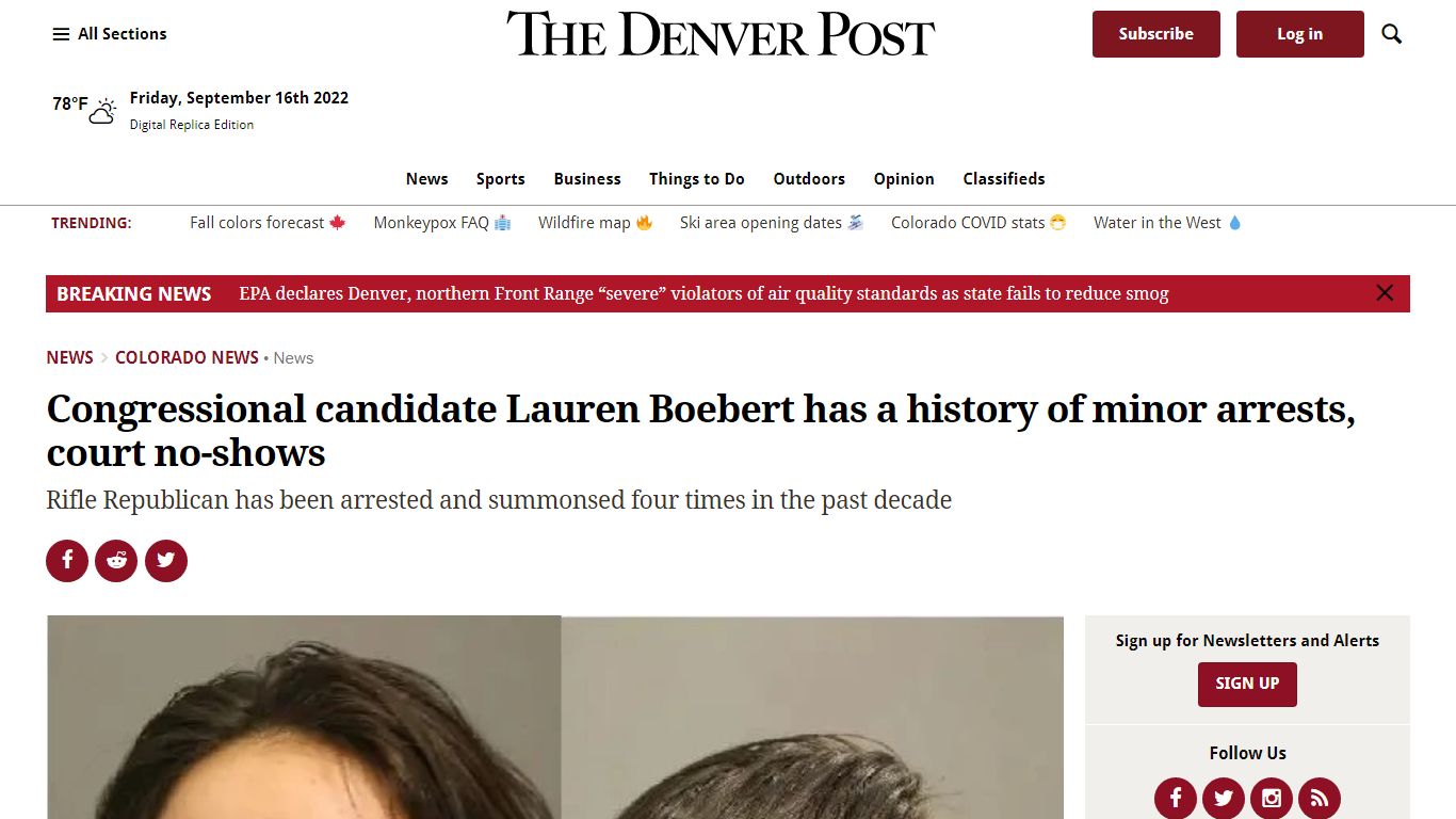 Colorado's Lauren Boebert has a history of minor arrests, court no-shows