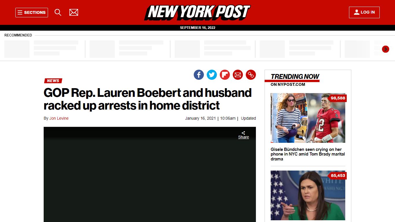 GOP Rep. Lauren Boebert and husband have racked up arrests - New York Post